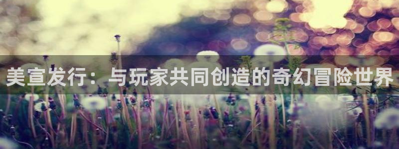 新宝GG官网的奇趣腾讯是真的吗还是假的：美宣发行：与玩家共同创造的奇幻冒险世界