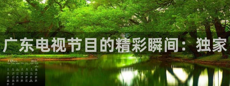 说球帝nba直播吧：广东电视节目的精彩瞬间：独家